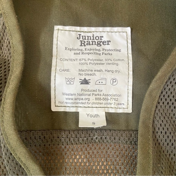 Junior Ranger Utility Vest Size Youth Small - Picture 3 of 5